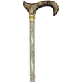 Adjustable Khaki Rhinestone and Pearls Walking Canes S360017