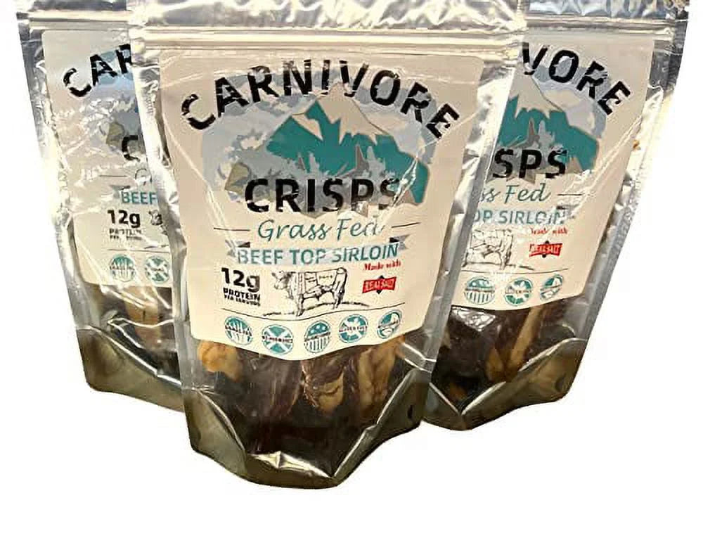 Beef Top Sirloin Crisps, (3) 1.5 oz Bag J524