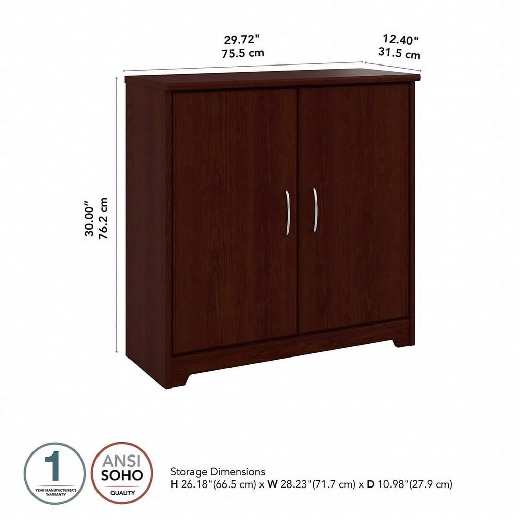 Small Storage Cabinet in Harvest Cherry Y689