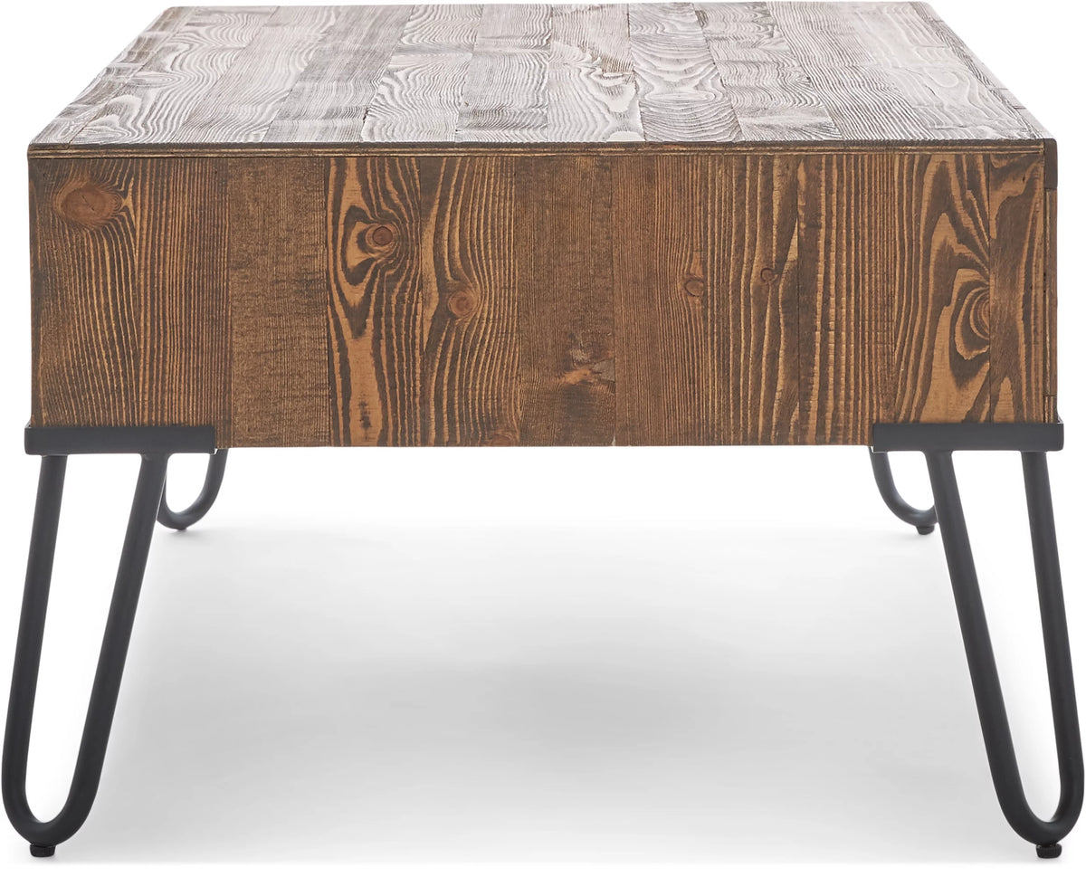 Aged Pine Storage Coffee Table C607890