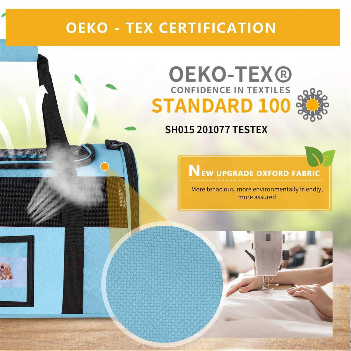 Cat Dog Pet Carrier Airline Approved H645176