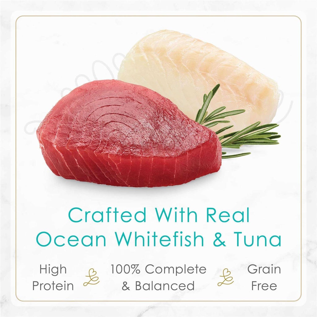 Ocean Whitefish & Tuna Pate Wet Cat Food V125