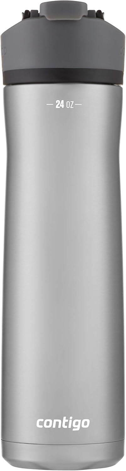 24oz Stainless Steel Spill-Proof Water Bottles with Handles C51835