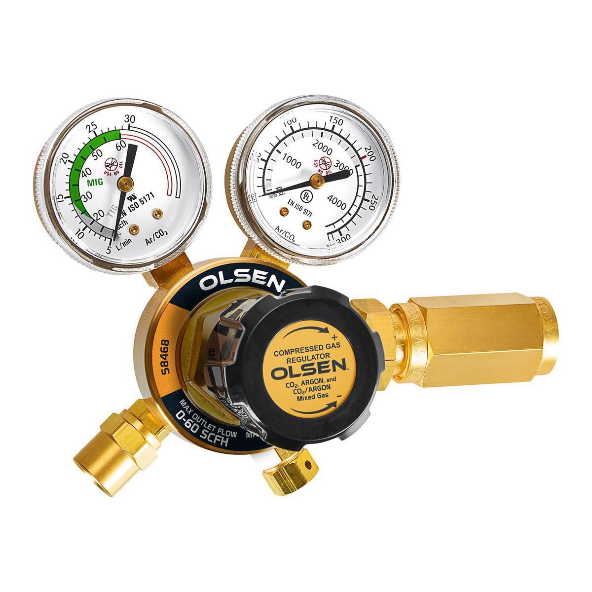 CO2/Argon Flow Gauge Regulator V31843