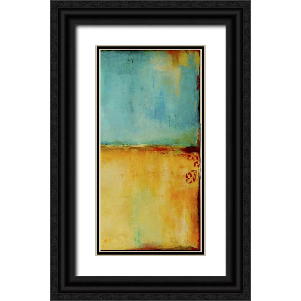 Black Ornate Wood Framed Art Print V221912