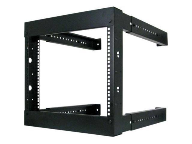 6U Open Wall Mount Frame Rack Adjustable Depth D348