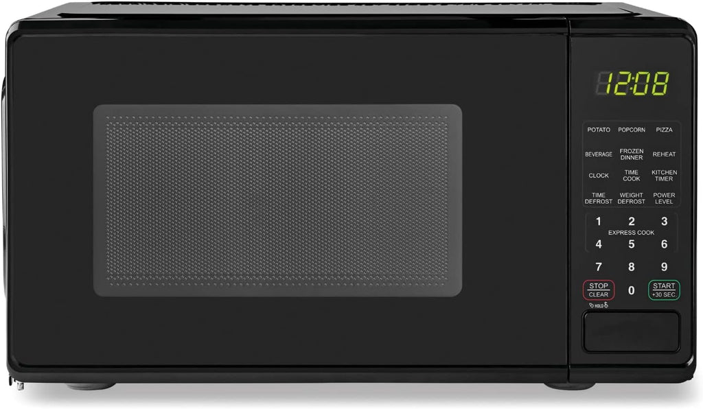 0.7 Cu ft Compact Countertop Microwave Oven, Black E515