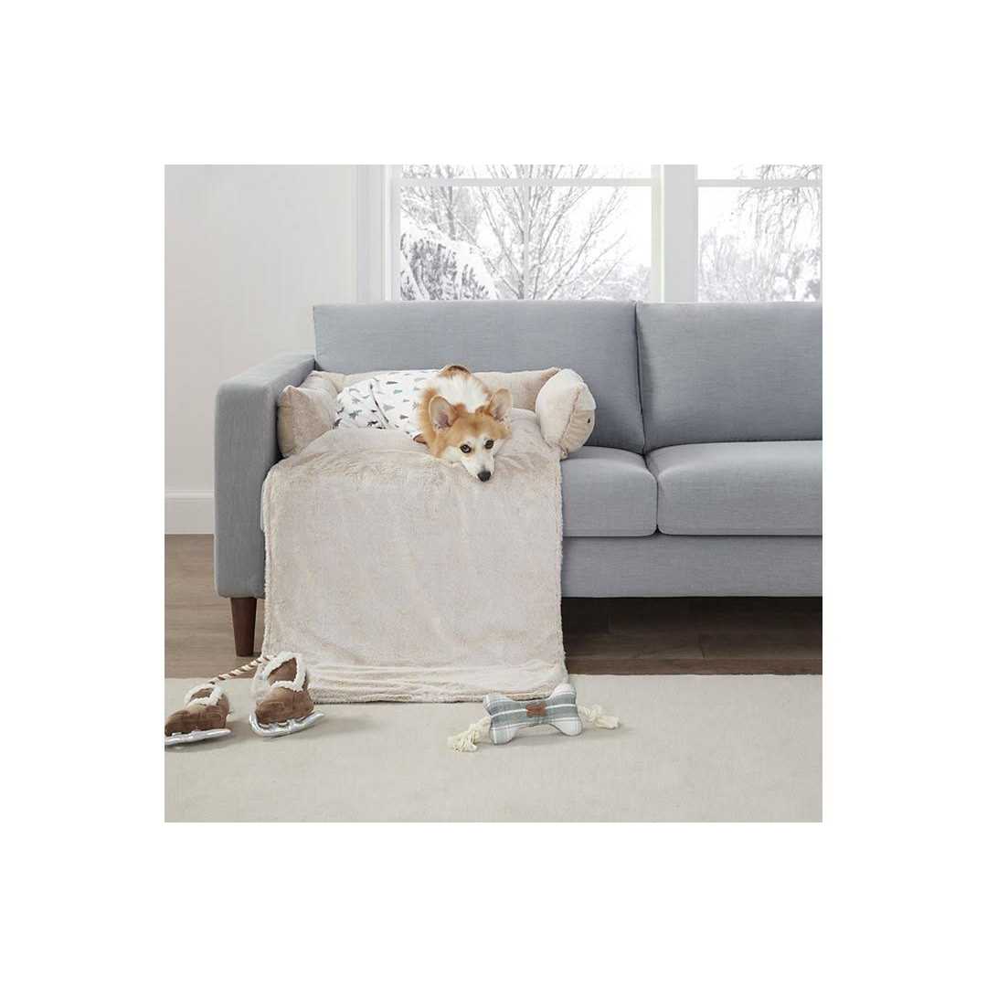 Convertible Faux Suede Pet Bed N5747