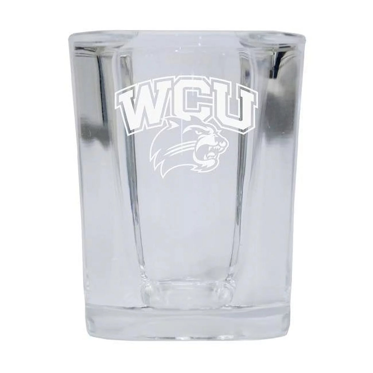 2 oz Square Shot Glass Pack of 2 White Y298