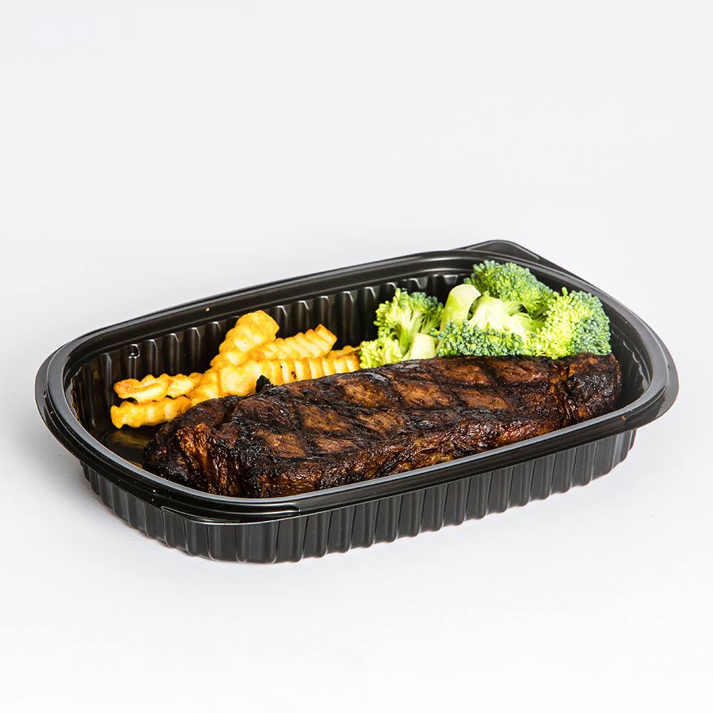 Black 32 oz Polypropylene Food Container M813978