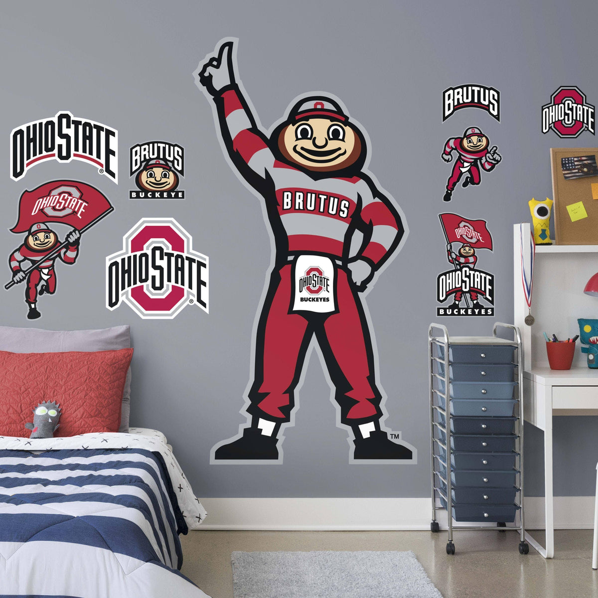 Ohio State Buckeyes Giant Removable Decal Z835