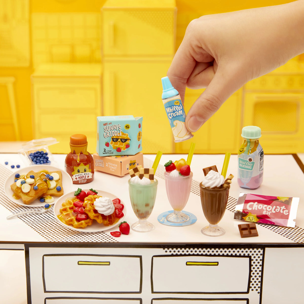 Mini Collectibles 3 Pack Blind Packaging DIY Resin Replica Food K66363