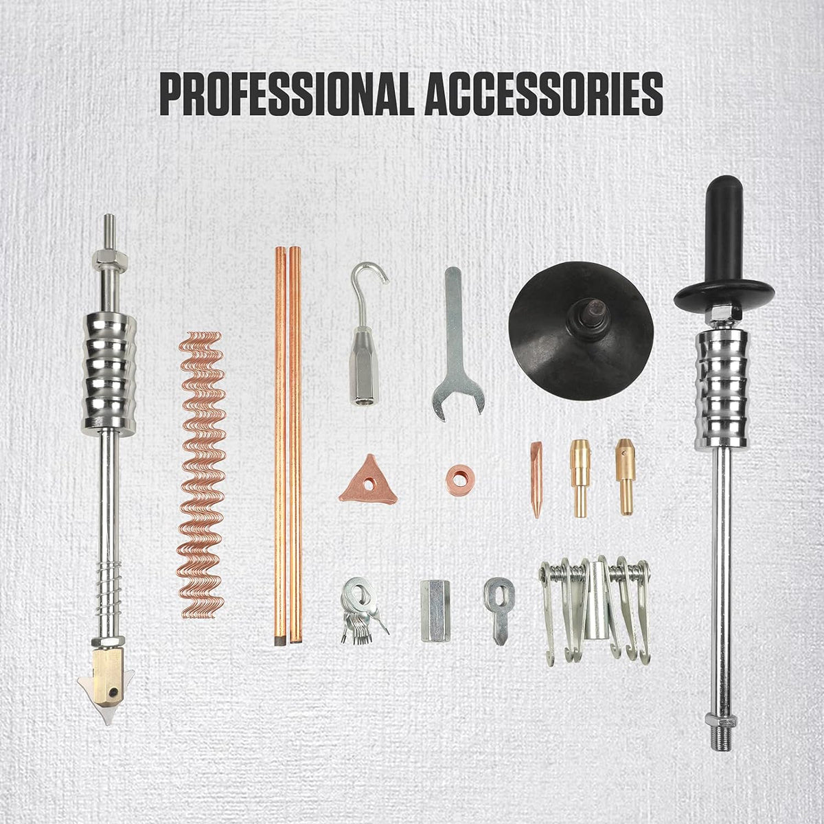 Vehicle Panel Spot Puller Dent Spotter 110V, 3500A Spot Dent Puller Welder, 3KW Car Body Stud Welding Machine Repair Tool Kit Q71135