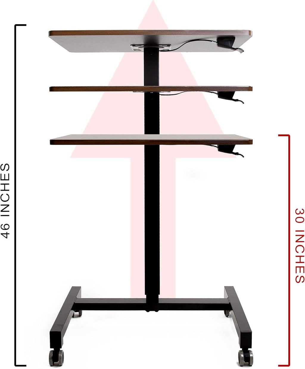 28 Inches Pneumatic Sit to Stand Desk X75874