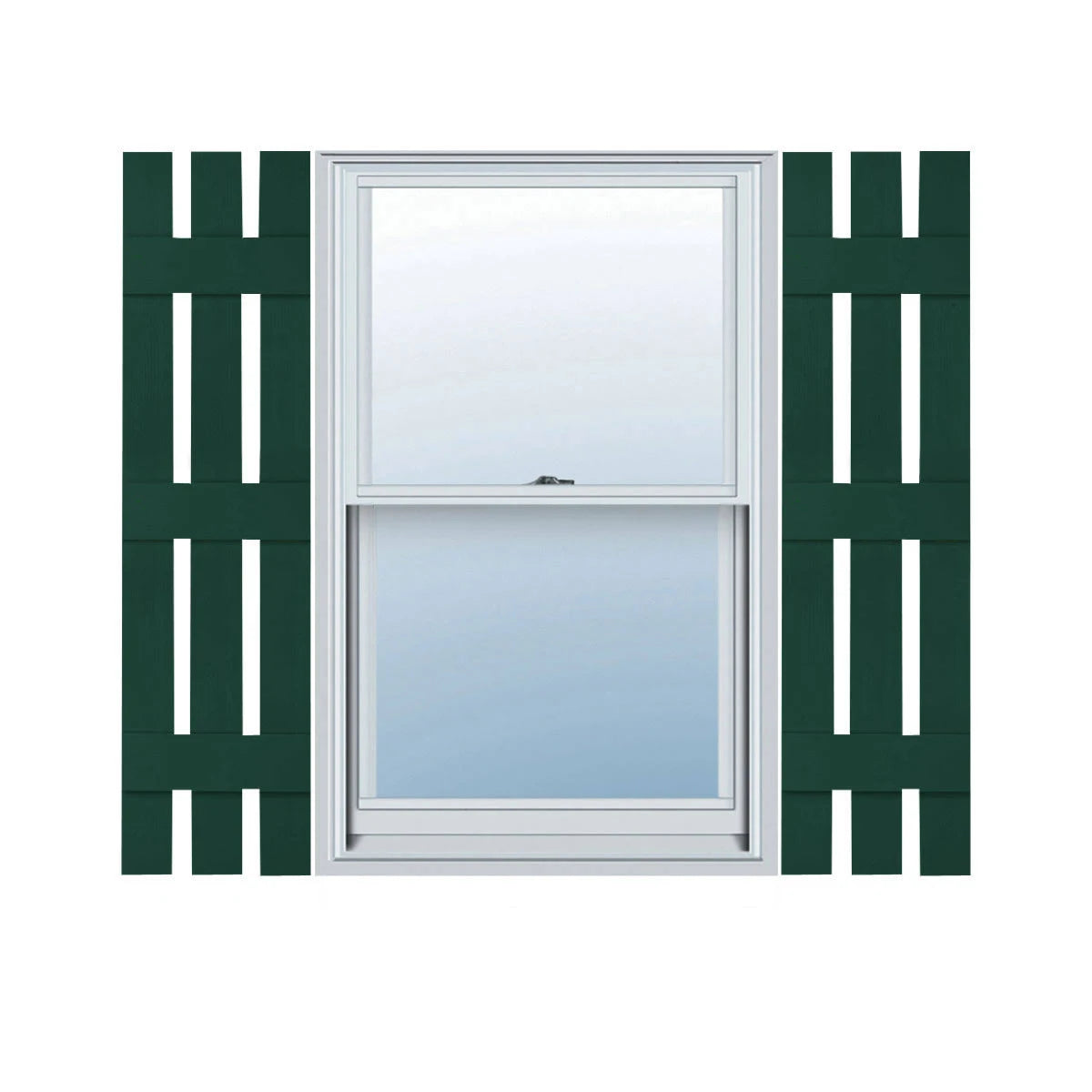 12x22W x 75x22H Vinyl Board-n-Batten Shutters F8049