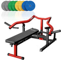 Chest Press Machine with Independent Converging Arms, Adjustable Flat Incline Bench G42559