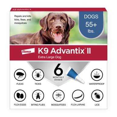 Flea Tick & Mosquito Prevention for XL Dogs R595