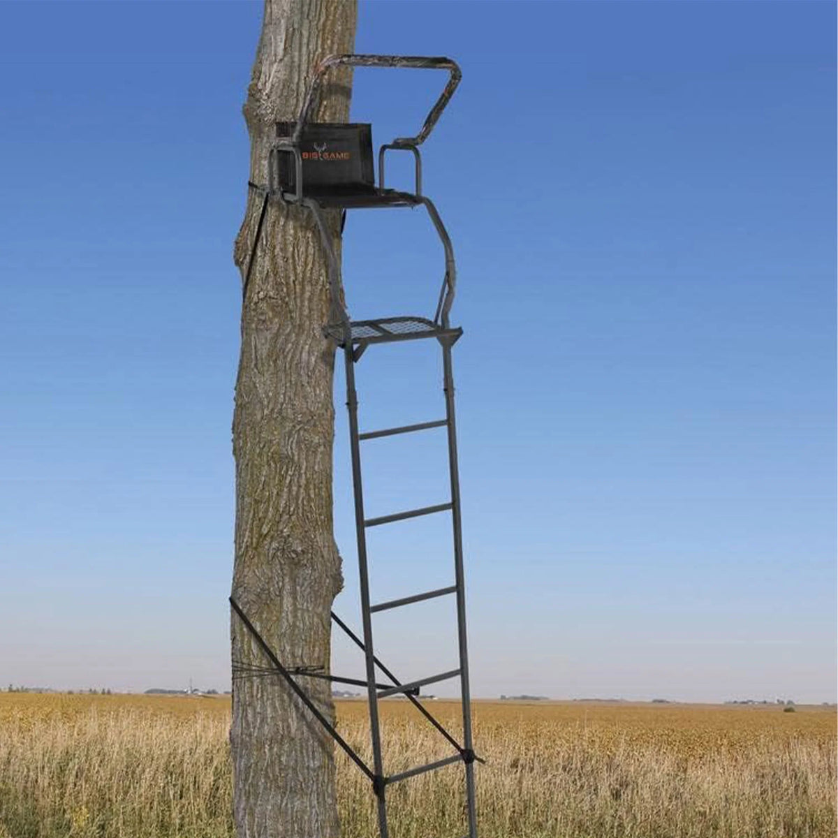 17' Lightweight Portable Hunting Tree Stand Ladder T3202