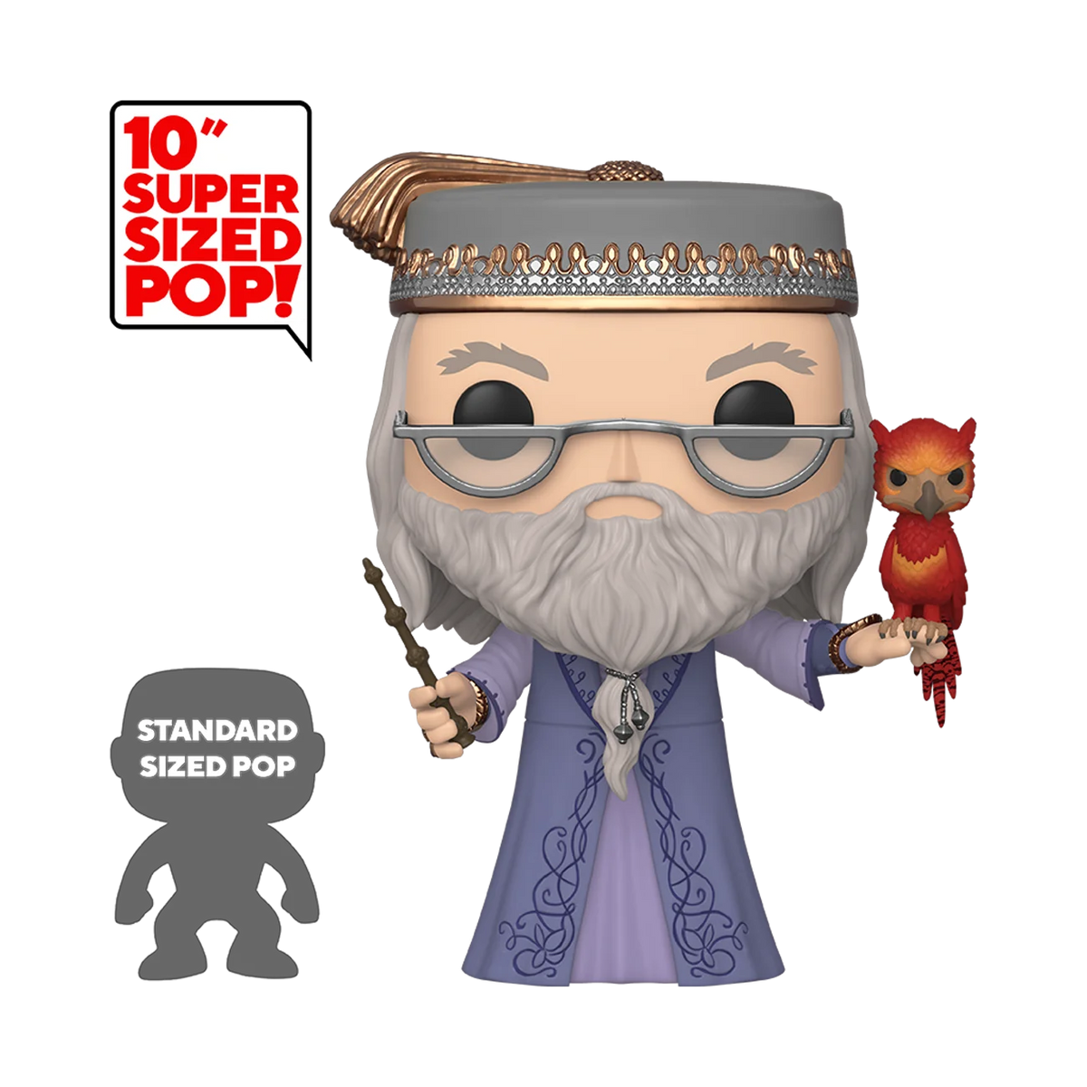 10" Harry Potter Dumbledore w/Fawkes A329