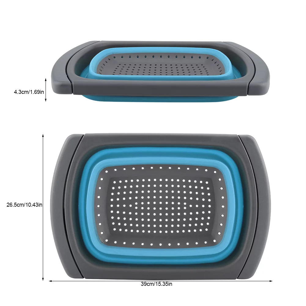 Cesta de drenaje plegable de silicona R142429