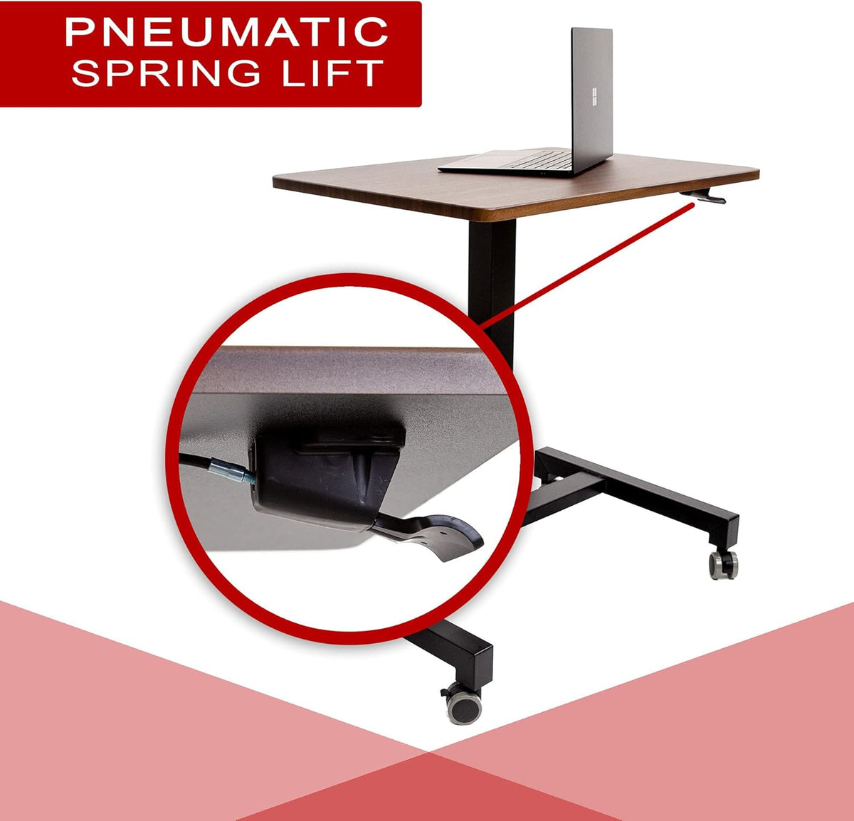 28 Inches Pneumatic Sit to Stand Desk X75874