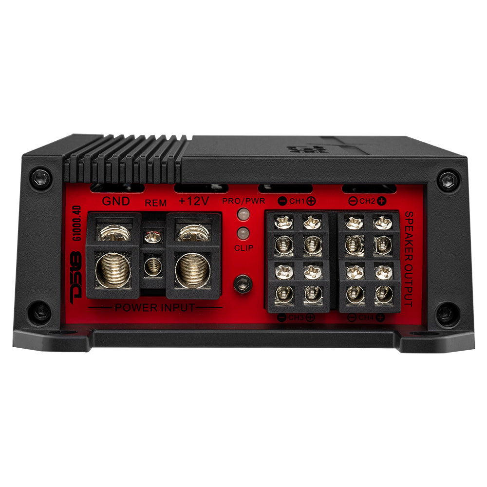 1000 Watts Max 4-Channel Class-D Car Audio Amplifier N826
