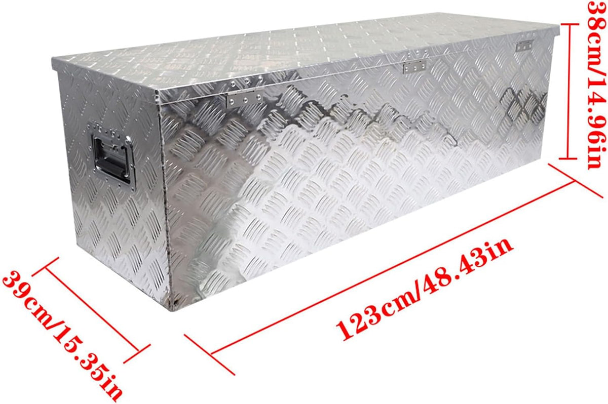 49 Inch Aluminum Truck Tool Box with Lock V5773