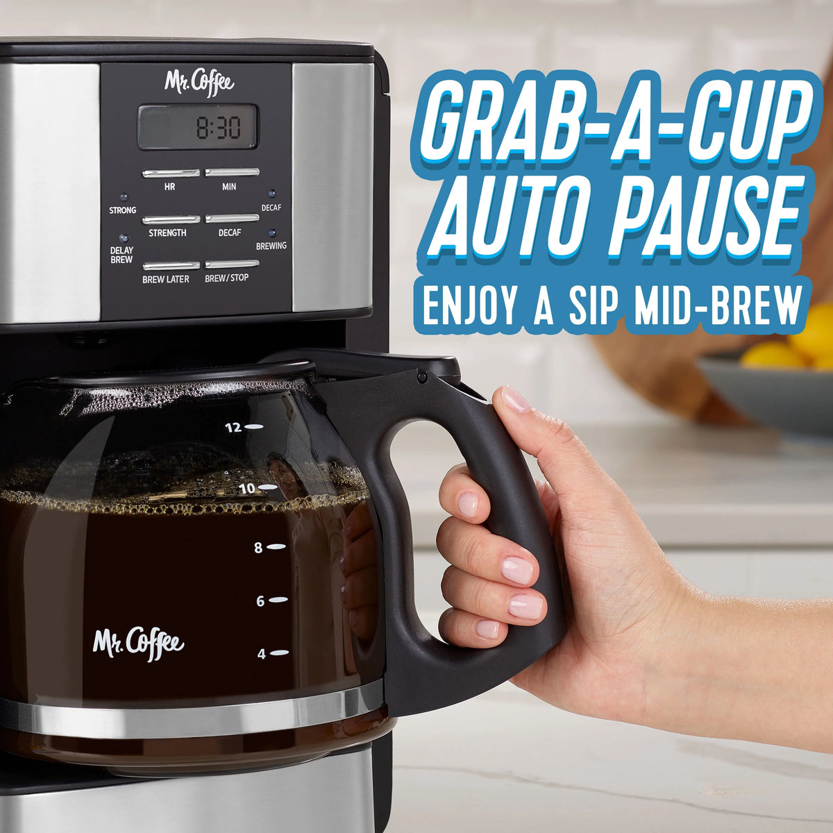 12 Cup Coffee Maker with Decaf Function C14547