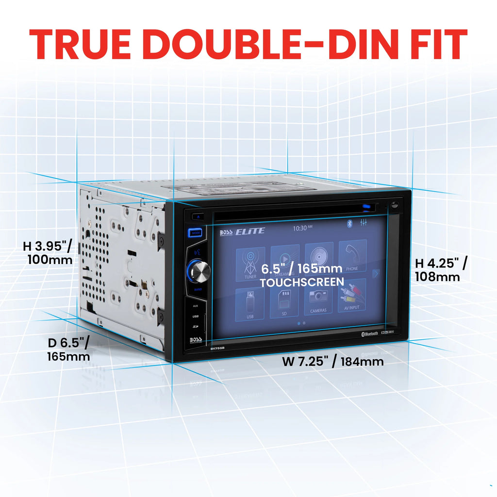 Car DVD Player, Bluetooth, 6.2 Inch Touchscreen Z2609