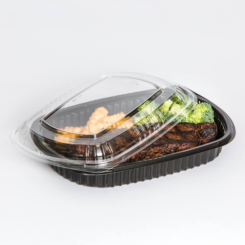 Black 32 oz Polypropylene Food Container M813978