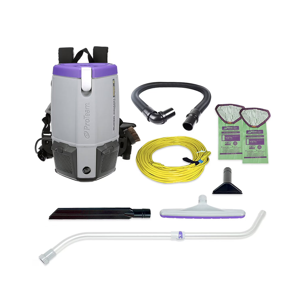 6 Backpack Vacuum Gray/Purple Z724