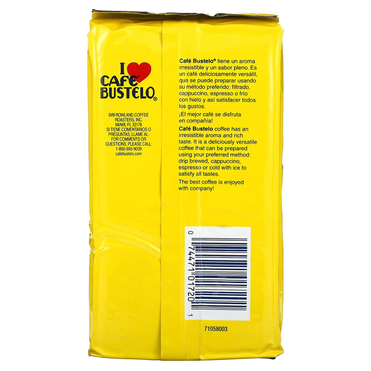 10 oz Pack of 4 Espresso Ground Coffee U8184