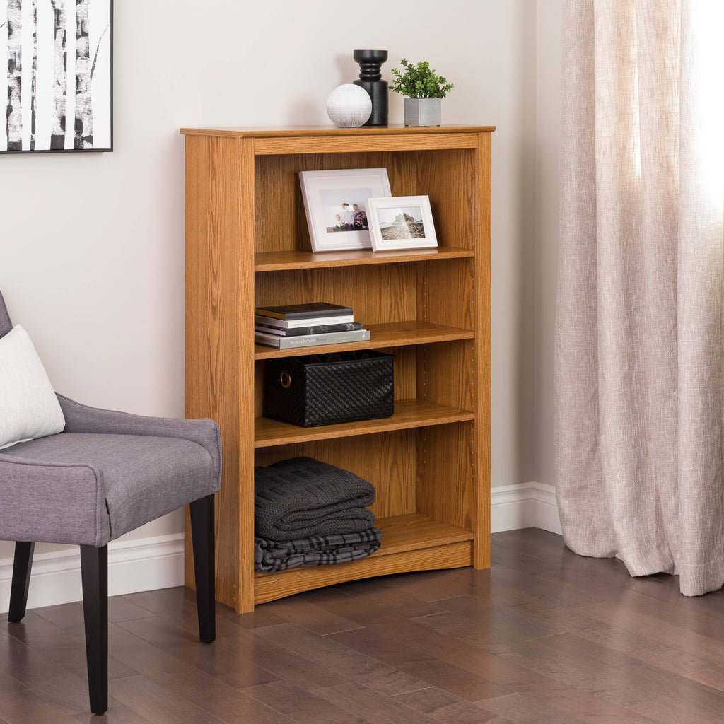 Oak 4-Shelf Bookcase G7251