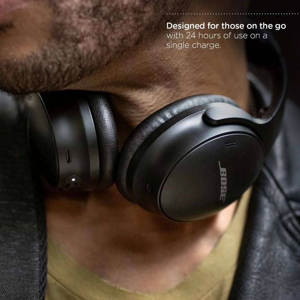 Black Noise Cancelling Over-Ear Wireless Headphones H689