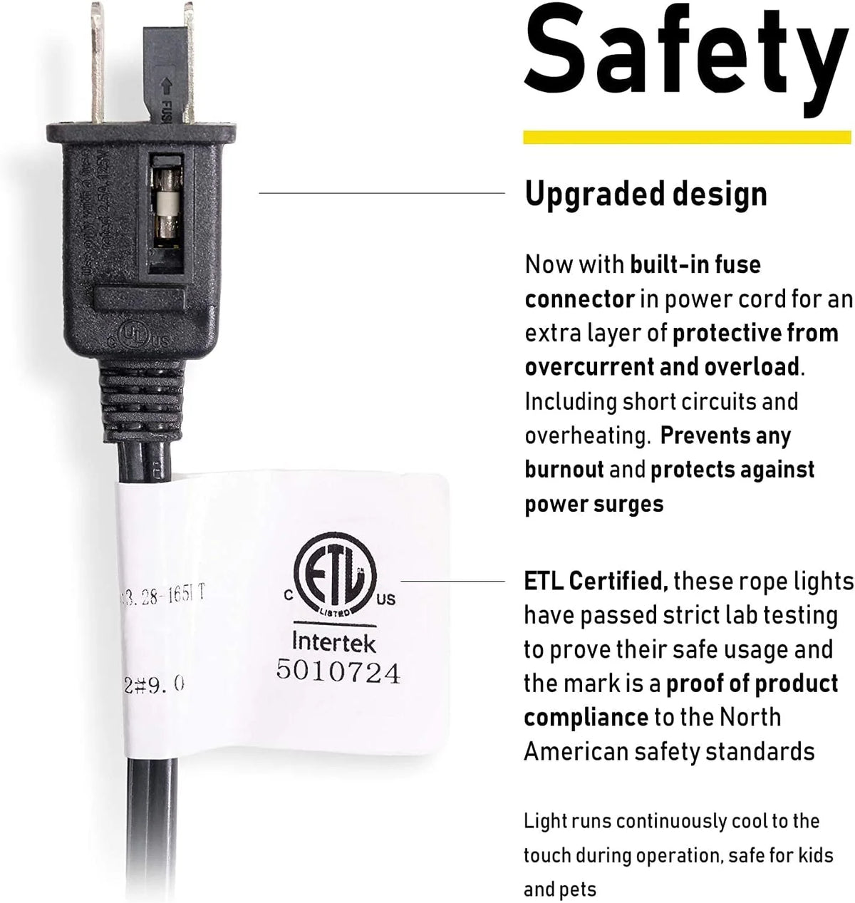 25Ft Red LED Rope Light, Connectable Outdoor Waterproof Q97173