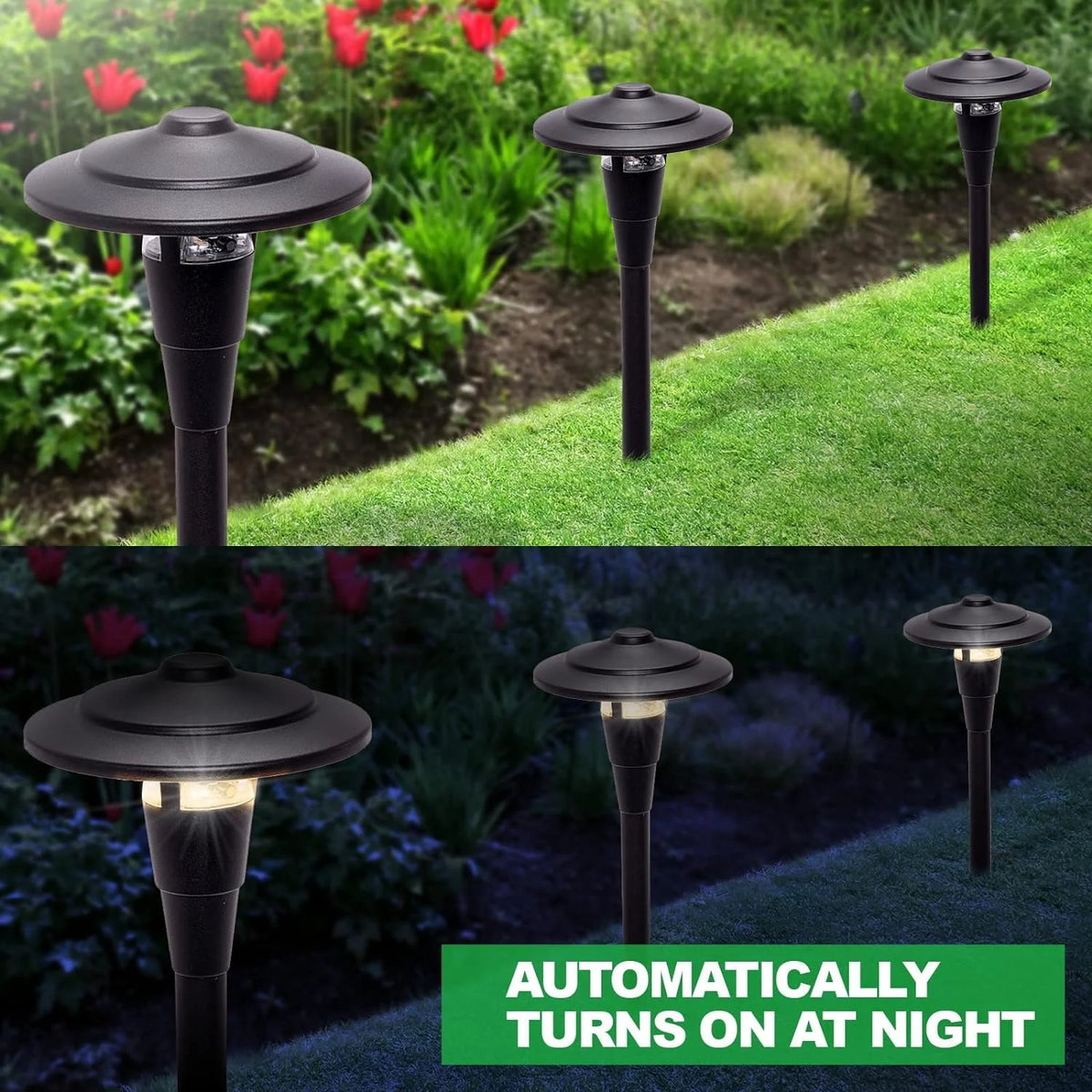 Low Voltage Wired Landscape Pathway Yard Stake Light S314657