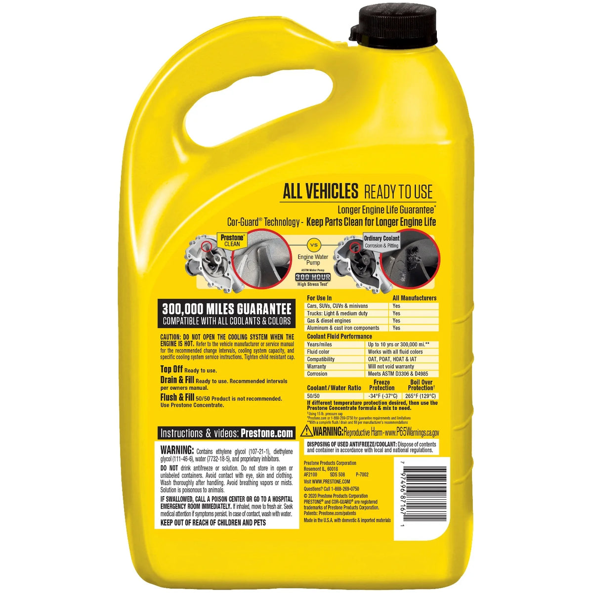 Antifreeze Coolant 1 Gal Ready to Use T3559