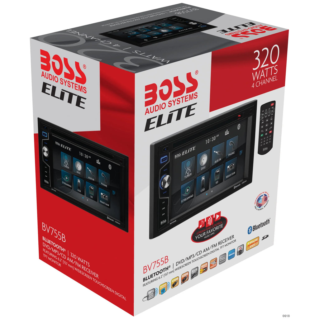 Car DVD Player, Bluetooth, 6.2 Inch Touchscreen Z2609