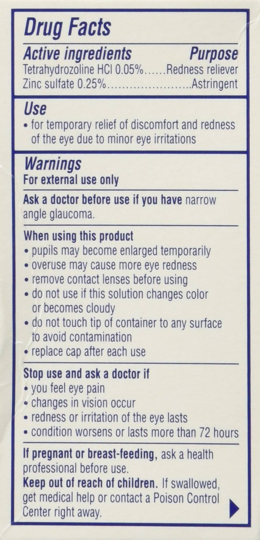 0.5 fl oz Itchy Eye Relief C303