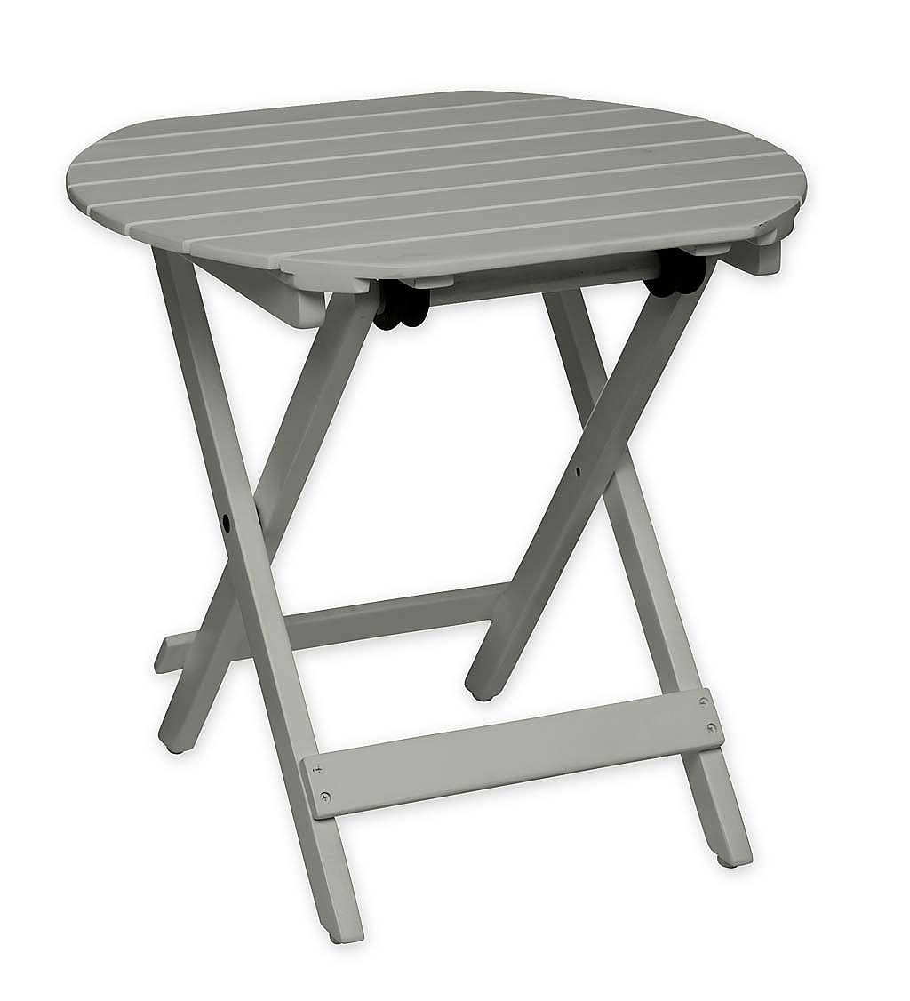 Blue Eucalyptus Wooden Side Table R913