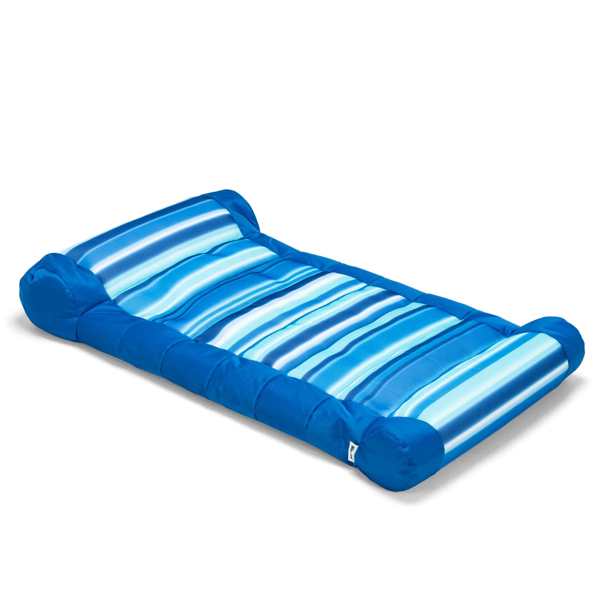 Blurred Blue Mesh Pool Lounger with Headrest U68905