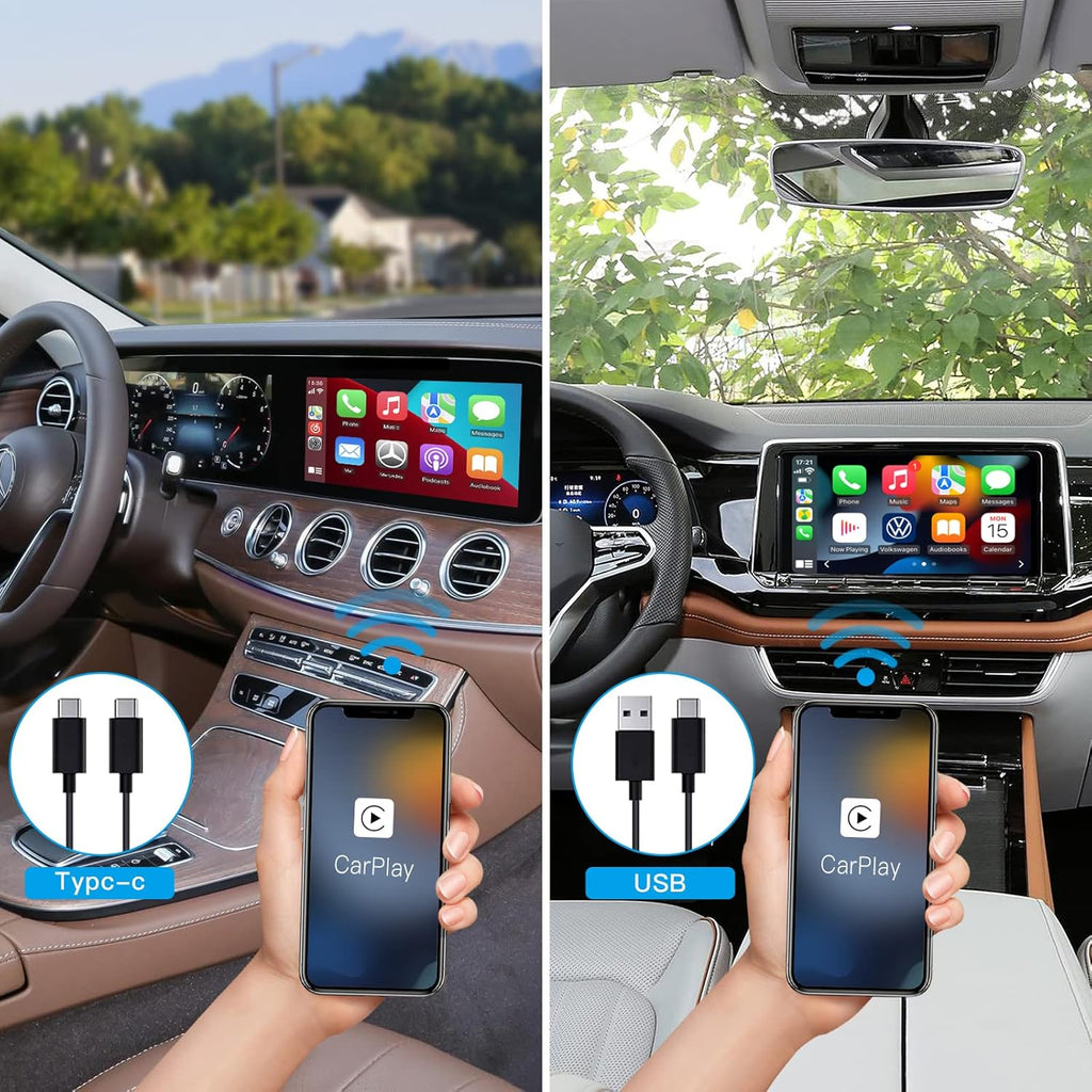 Wireless CarPlay Adapter for Factory Wired CarPlay Cars Y92683