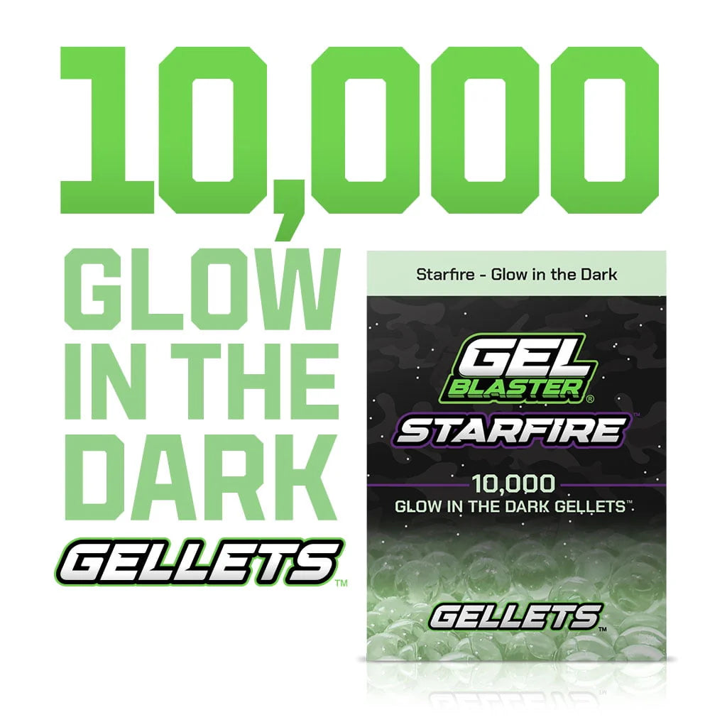 10k Count Glow-in-the-Dark Gel Blaster Ammo K304686