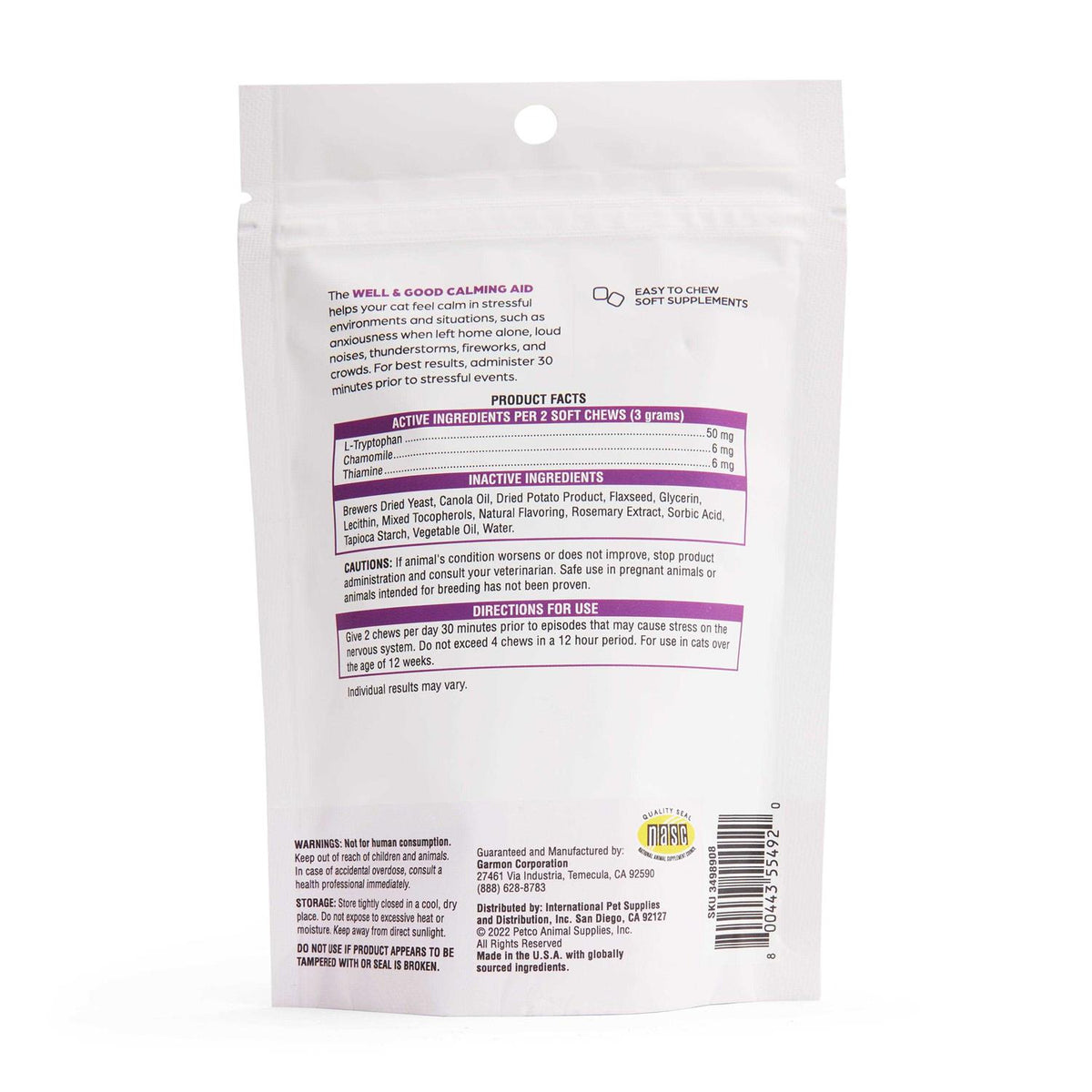 Calming Cat Soft Chews U640