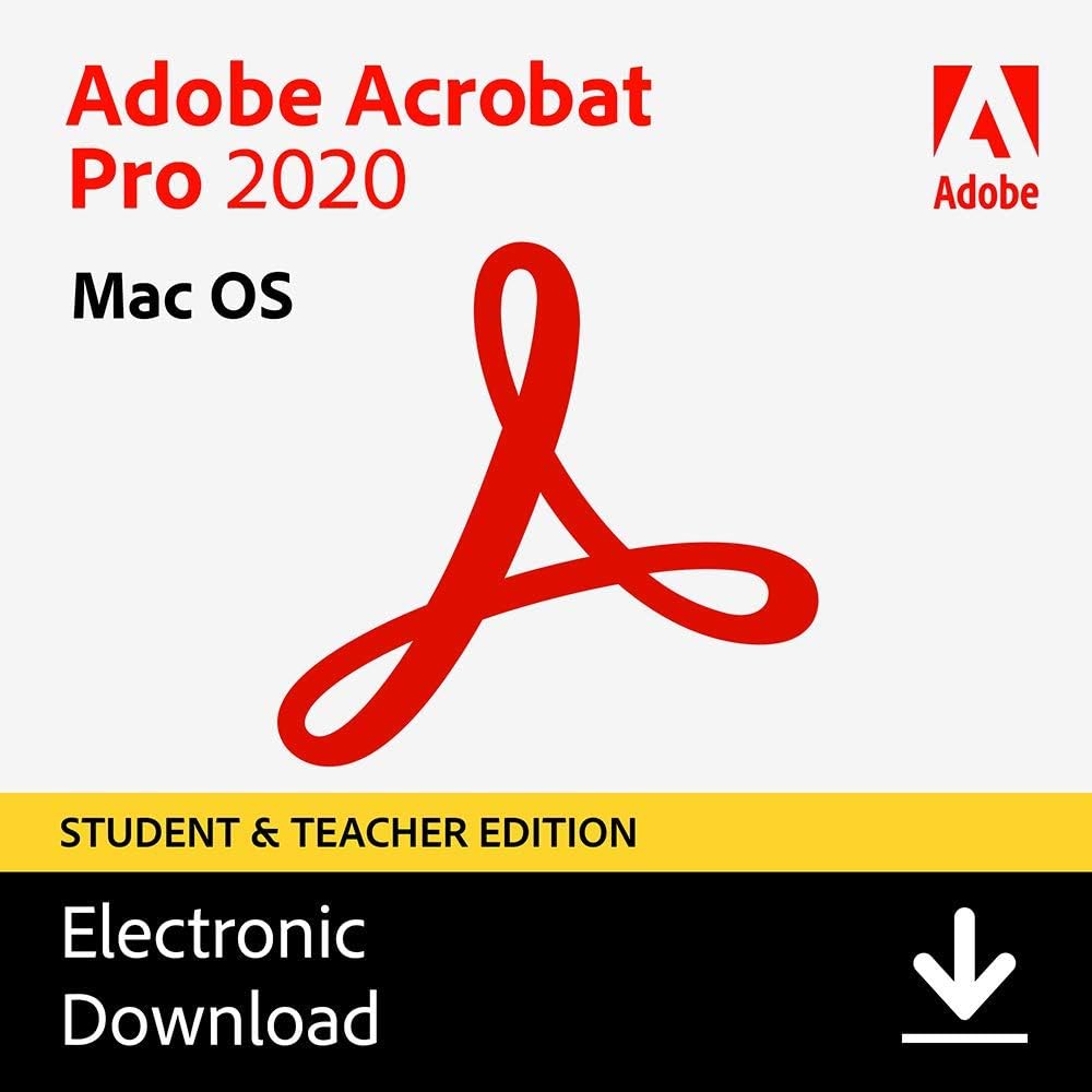 Adobe Acrobat Standard 2020 PC Disc D730