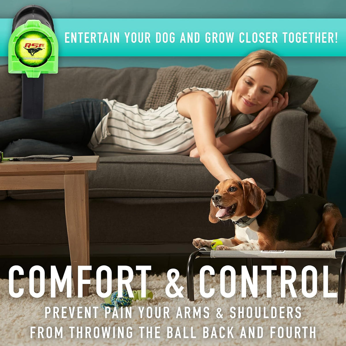 Mini Tennis Ball Launcher for Dogs V4336