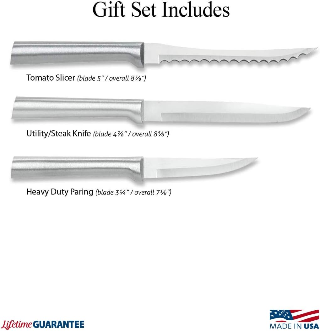 3 Piece Stainless Steel Knife Set S68187