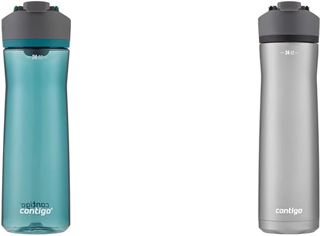 24oz Stainless Steel Spill-Proof Water Bottles with Handles C51835
