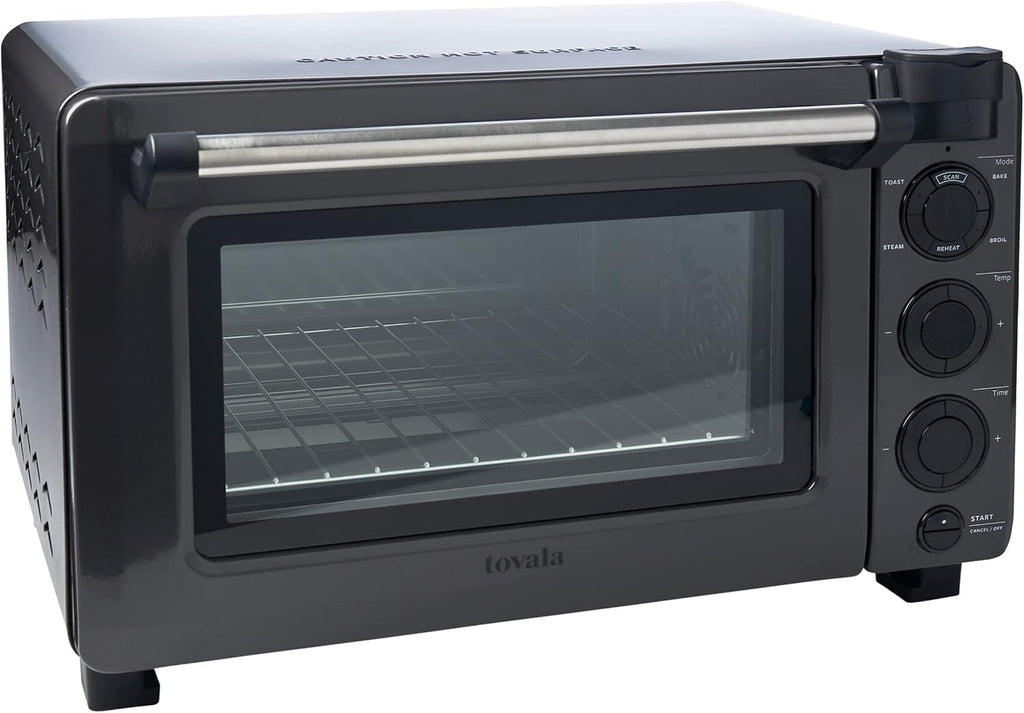 Black & Stainless Steel Smart Steam Oven W637747