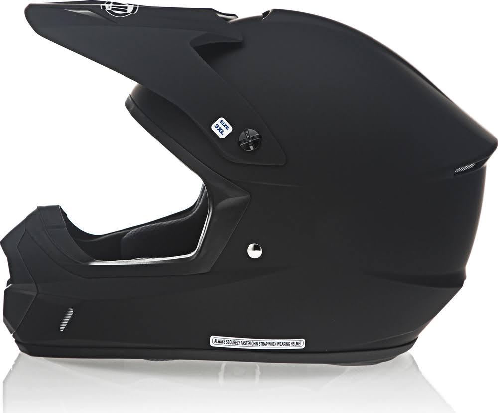 Matte Black Motorcycle Helmet L848358